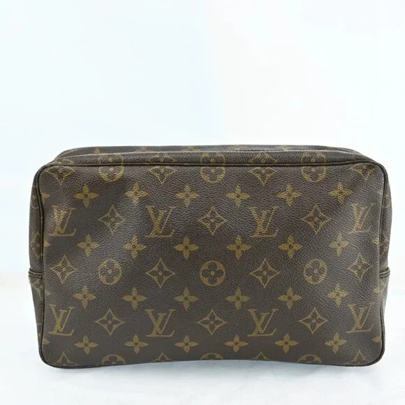 Auth LOUIS VUITTON Trousse Toilette 28 Monogram Cosmetics Pouch bsj340-121125 - Picture 2 of 16
